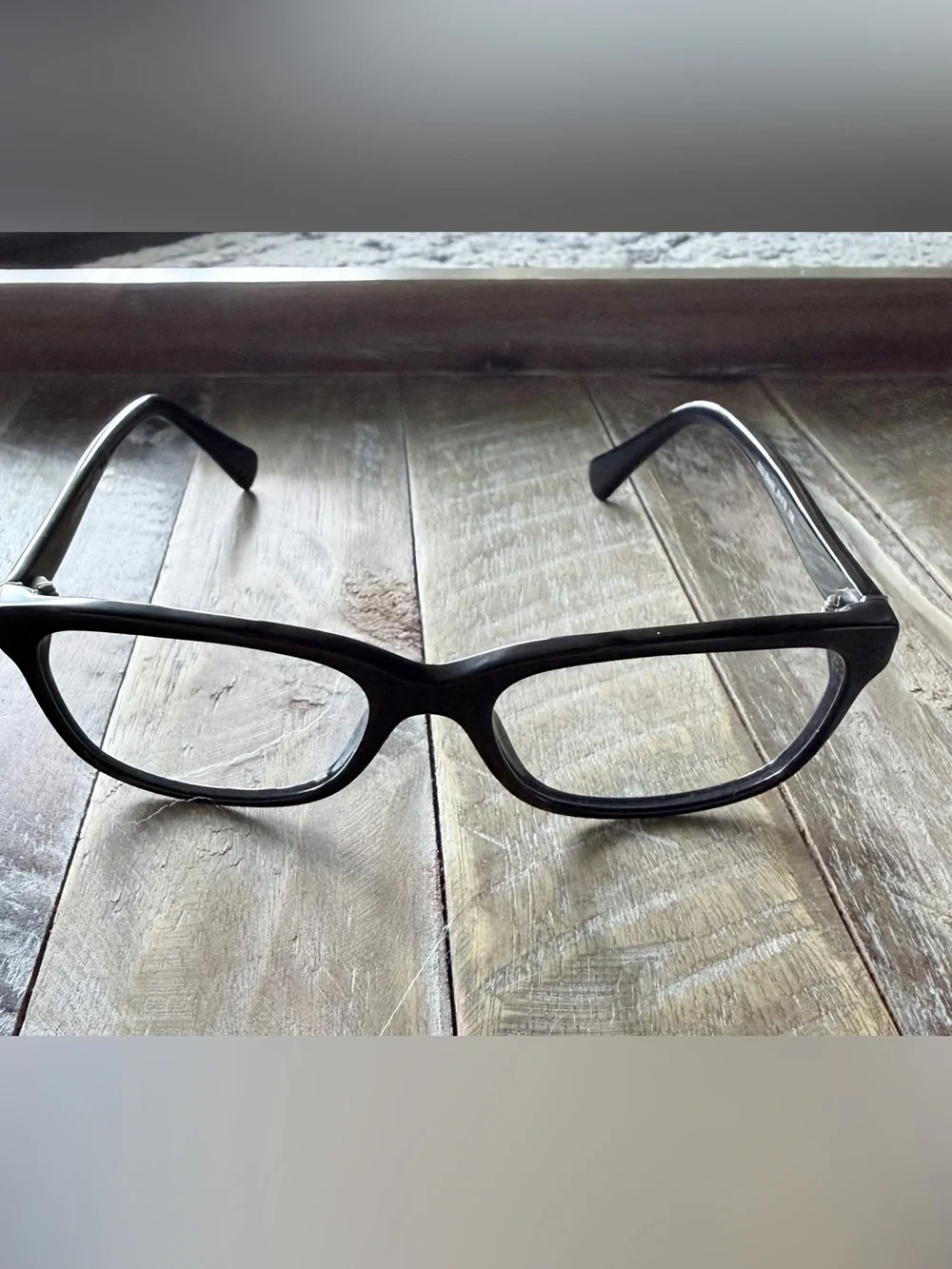 COACH Women's Black Rectangle Eyeglasses HC 6089